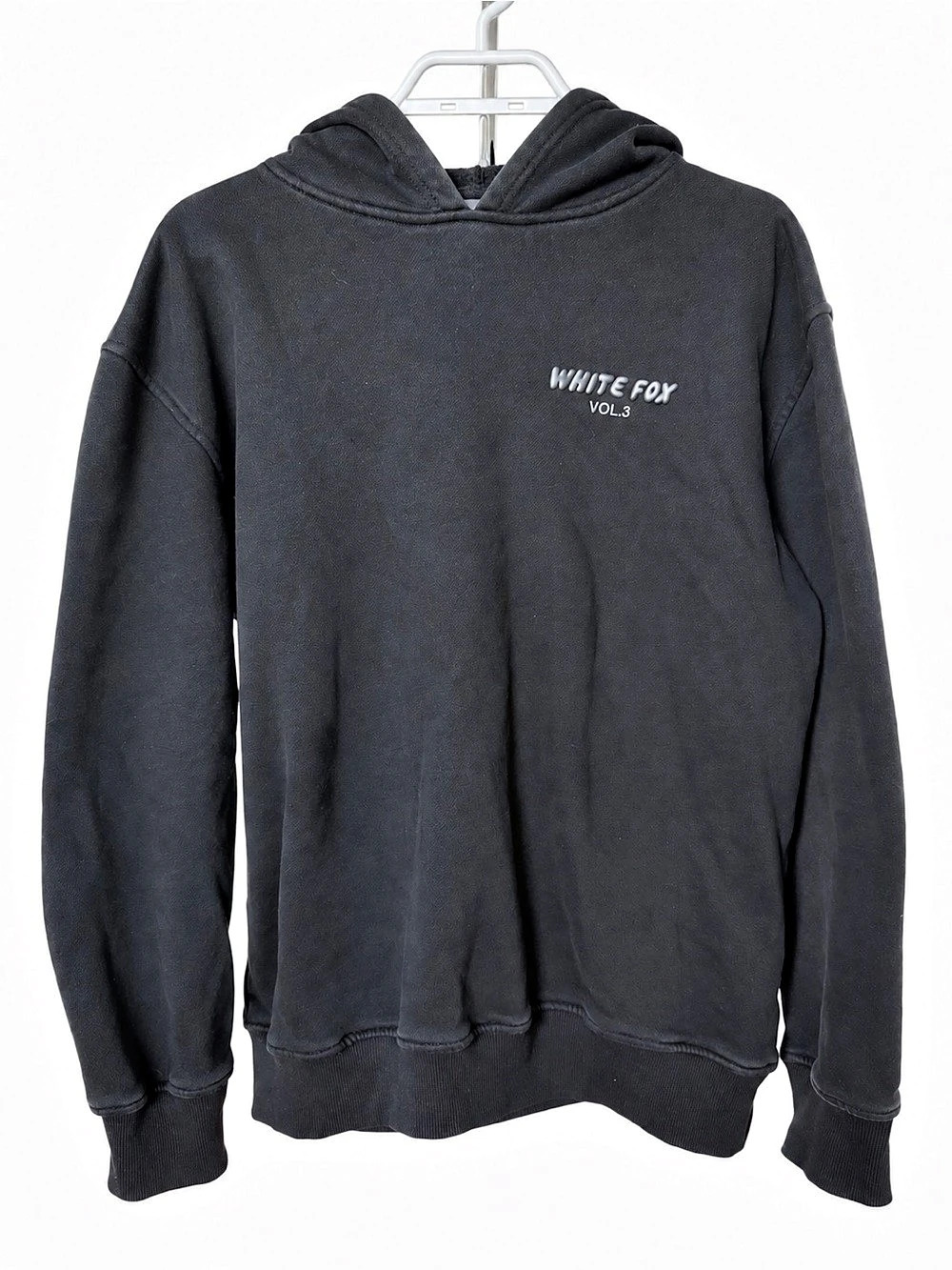 White Fox Vol. 3 Black Oversized Hoodie Sweatshirt Size S/M